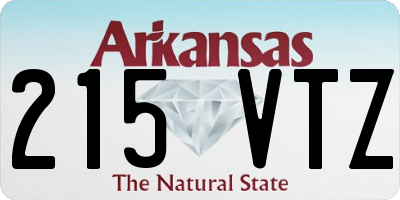 AR license plate 215VTZ