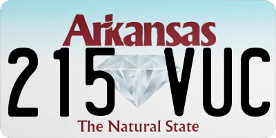 AR license plate 215VUC