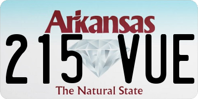 AR license plate 215VUE