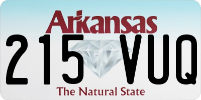 AR license plate 215VUQ