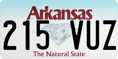 AR license plate 215VUZ