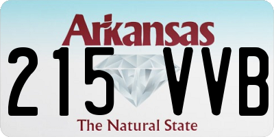 AR license plate 215VVB