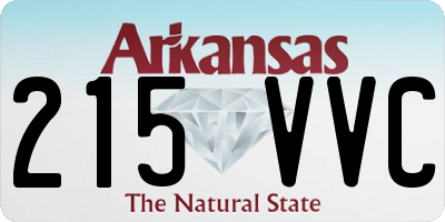 AR license plate 215VVC