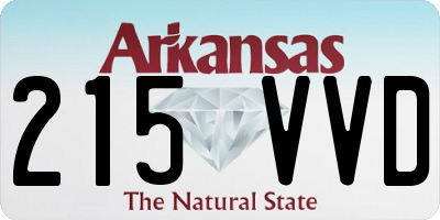 AR license plate 215VVD