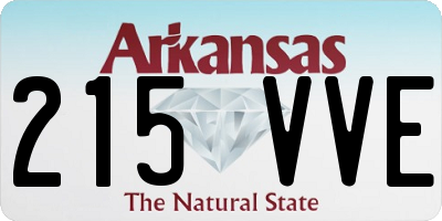 AR license plate 215VVE