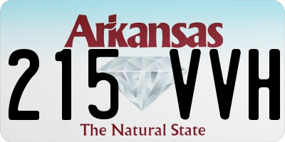 AR license plate 215VVH