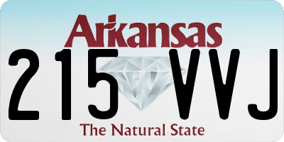 AR license plate 215VVJ