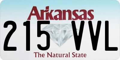AR license plate 215VVL