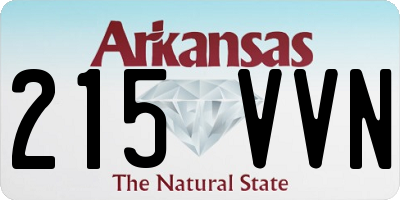 AR license plate 215VVN