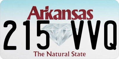 AR license plate 215VVQ