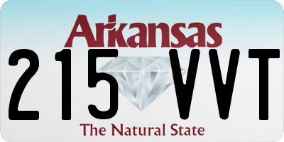 AR license plate 215VVT