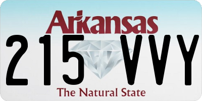 AR license plate 215VVY