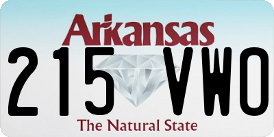 AR license plate 215VWO