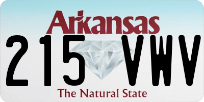 AR license plate 215VWV