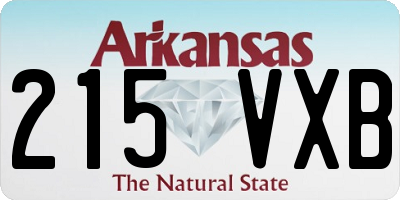 AR license plate 215VXB