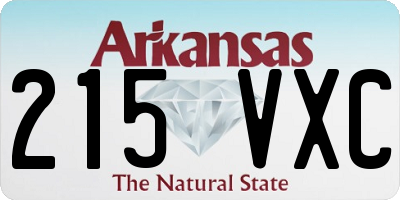 AR license plate 215VXC
