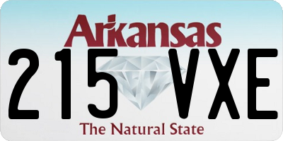 AR license plate 215VXE