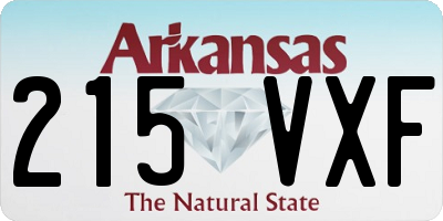 AR license plate 215VXF