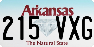 AR license plate 215VXG