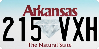AR license plate 215VXH