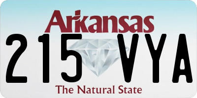 AR license plate 215VYA