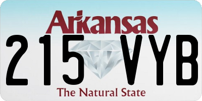 AR license plate 215VYB