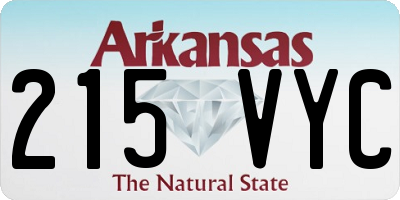 AR license plate 215VYC