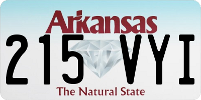 AR license plate 215VYI