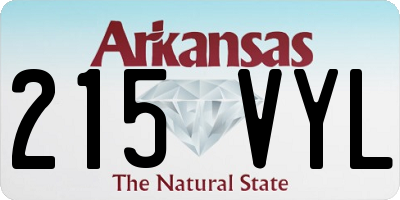 AR license plate 215VYL