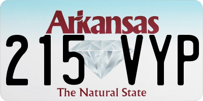 AR license plate 215VYP