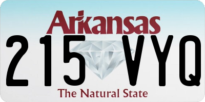AR license plate 215VYQ