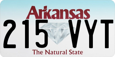 AR license plate 215VYT