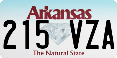 AR license plate 215VZA