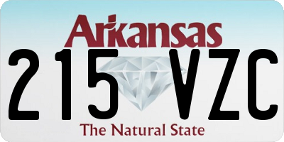 AR license plate 215VZC