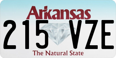 AR license plate 215VZE