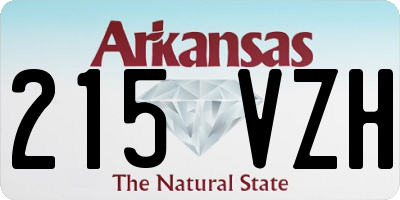 AR license plate 215VZH