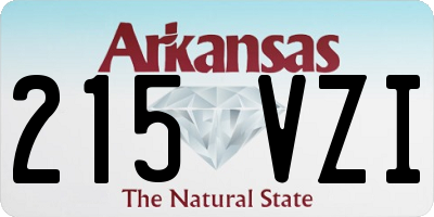 AR license plate 215VZI