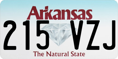 AR license plate 215VZJ