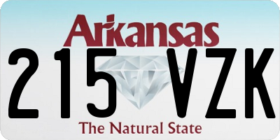 AR license plate 215VZK
