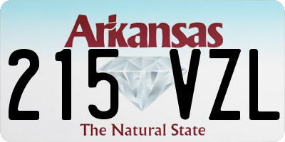AR license plate 215VZL
