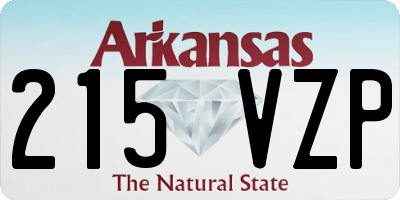 AR license plate 215VZP