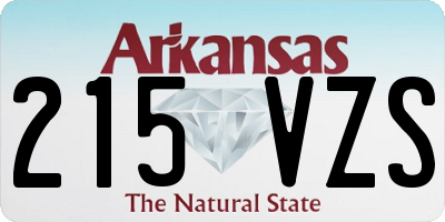 AR license plate 215VZS