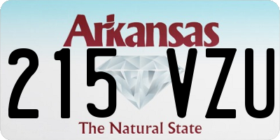 AR license plate 215VZU