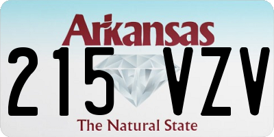 AR license plate 215VZV
