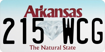 AR license plate 215WCG