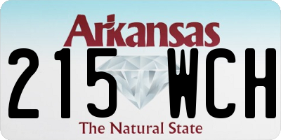 AR license plate 215WCH