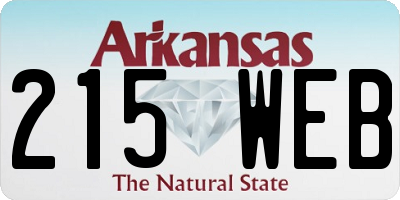AR license plate 215WEB