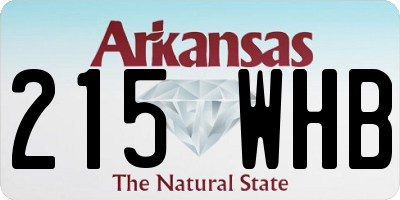 AR license plate 215WHB