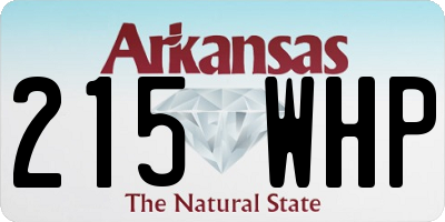 AR license plate 215WHP