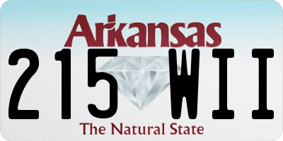 AR license plate 215WII